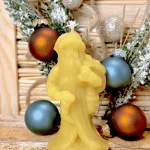 Kerze kleiner Weihnachtsmann