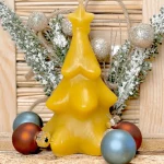 Kerze Weihnachtsbaum mit Stern