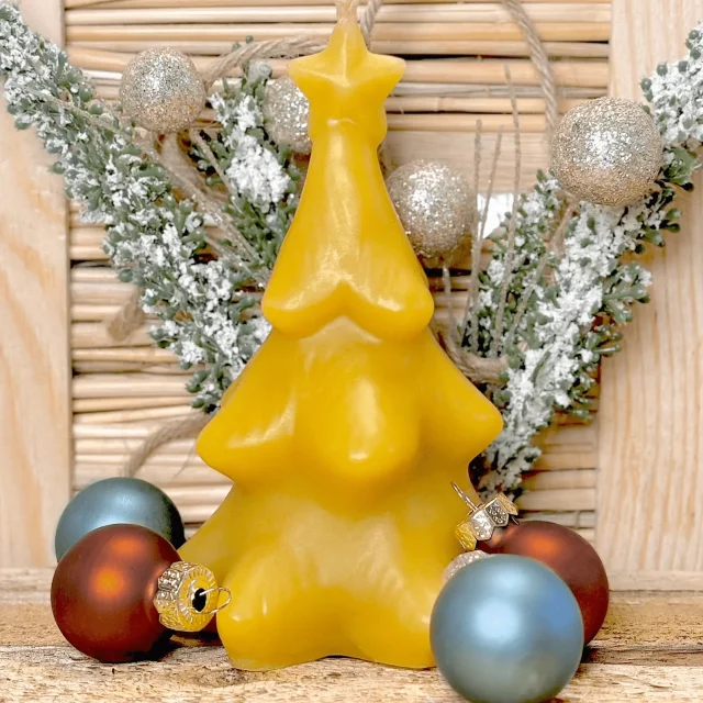 Kerze Weihnachtsbaum mit Stern