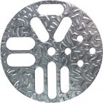 Runder Fluglochschieber aus Aluminium