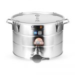 Abfüllkübel 28 kg aus Edelstahl CAADEX