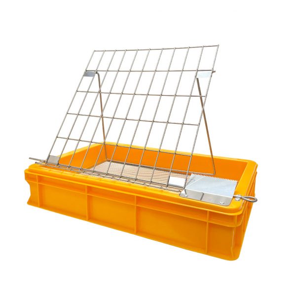 Entdecklungsgeschirr Lyson Edelstahl/Kunststoff 2-teilig, mit separater Tropfwanne