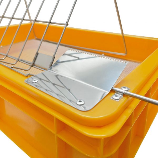 Entdecklungsgeschirr Lyson Edelstahl/Kunststoff 2-teilig, mit separater Tropfwanne