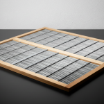 12er Dadant Metall Absperrgitter im Holzrahmen