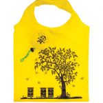 ApiSina® faltbare Einkaufstasche gelb