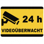 ApiSina® Werbeaufkleber „Videoüberwacht“