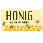 ApiSina® Werbebanner „Wabenmuster“ 200 cm