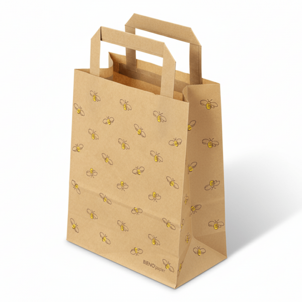 Bieno®Papier Tragetasche "Medi" Henkelgriff