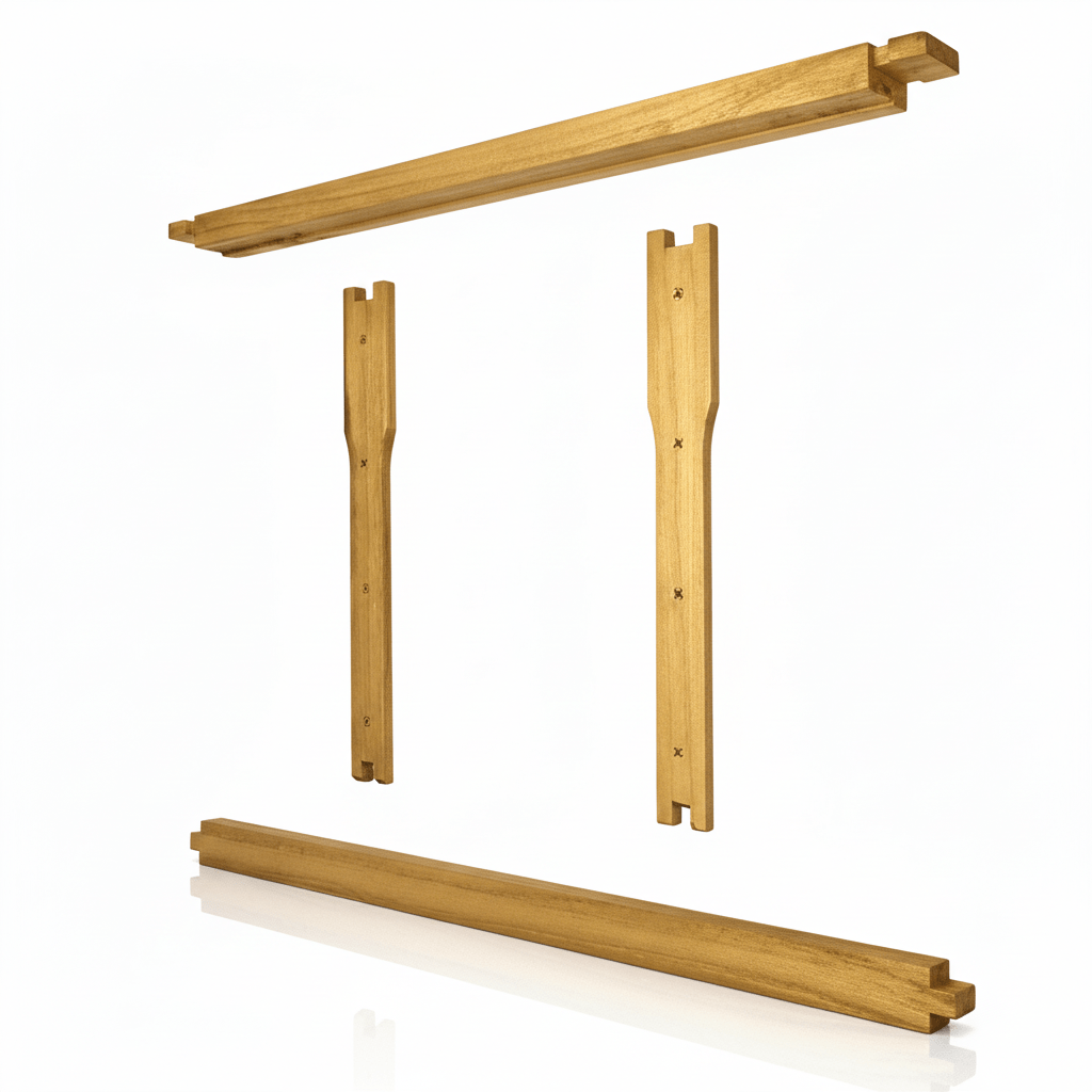 EWG® Rähmchen in Teilen Dadant US/Langstroth