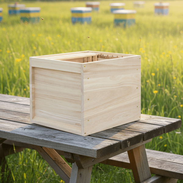 10er Liebig DN Kompaktbeute Hochzarge "SIMPLEX" mit Abstandstreifen