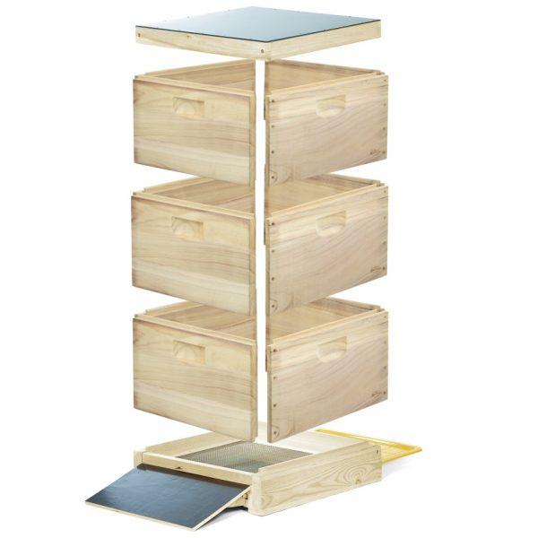 11er Normalmaß Beute mit Flachboden in Teilen