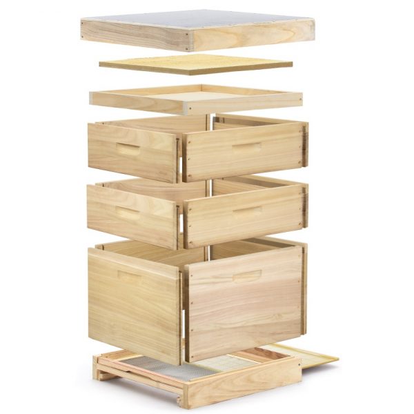 12er Dadant Blatt Holzbeute in Teilen