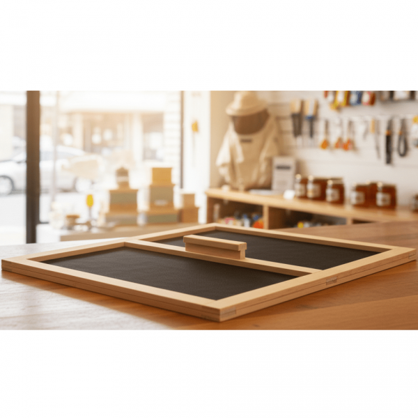 12er Dadant Holzrahmen mit Klima Folie "Bee Live"