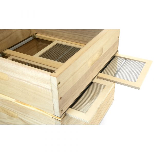 12er Dadant Schiebesystem für bienenfreies Arbeiten