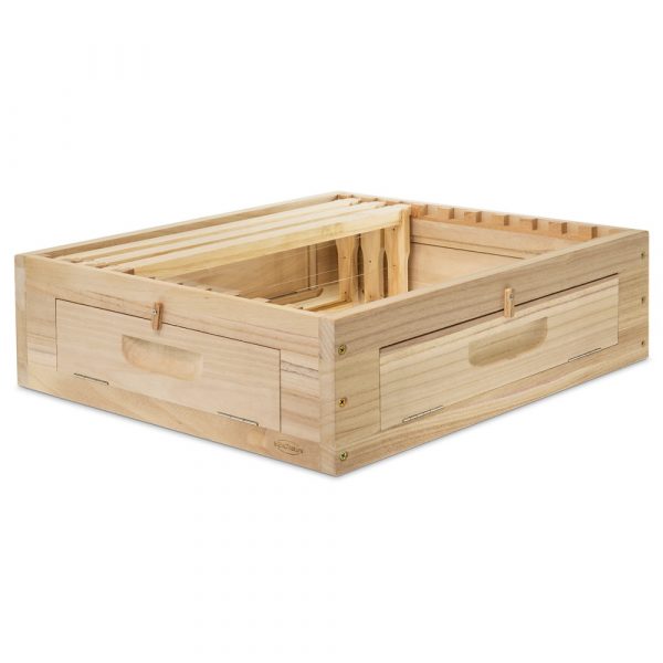 12er Dadant US Rundum-Schauzarge "Rechen" 141 mm