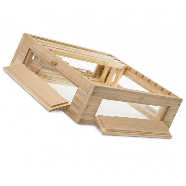 12er Dadant US Rundum-Schauzarge "Rechen" 141 mm