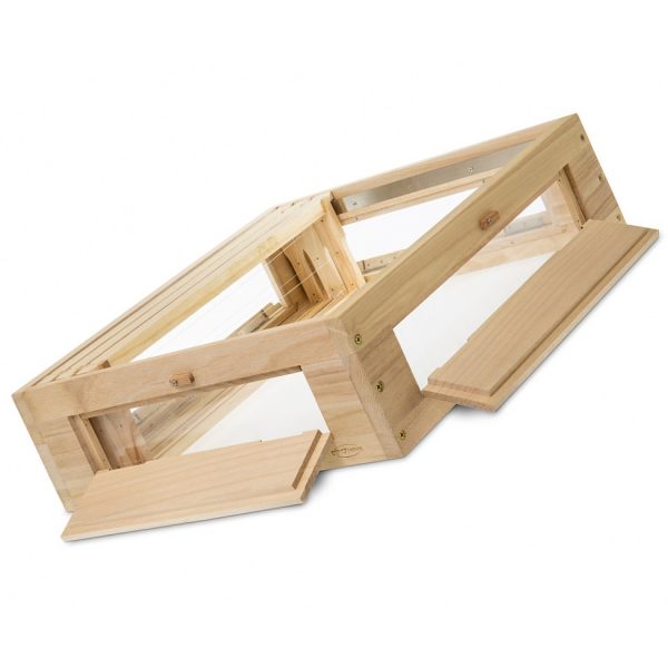 12er Dadant US Rundum-Schauzarge "Schiene" 141 mm