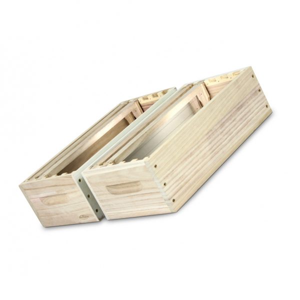 12er Dadant US Vertikal Halbzarge Honigraum