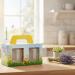 Geschenkkarton "Honig vom Imker" für 2 x 500 g Honig