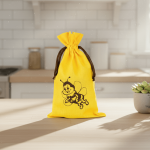 ApiSina® Honigglasbeutel gelb „Biene“