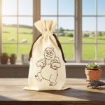 ApiSina® Honigglasbeutel natur „Bär“