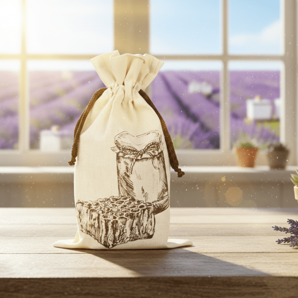 ApiSina® Honigglasbeutel natur „Honig“