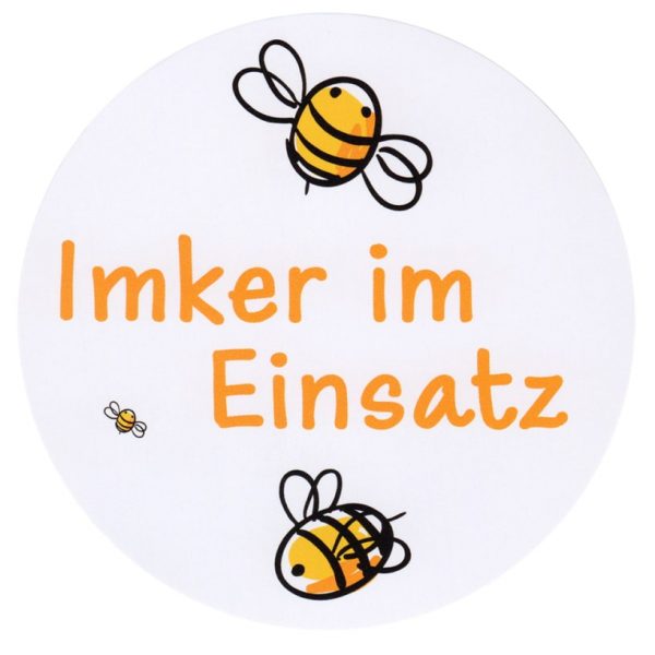 ApiSina® Imker im Einsatz-Aufkleber "Bee Fun"