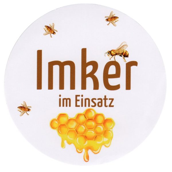 ApiSina® Imker im Einsatz-Aufkleber "Wabenhonig"