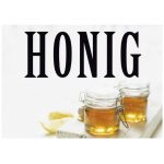 ApiSina® PVC-Schild „Honig weiß“