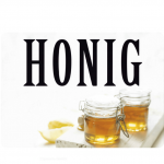 ApiSina® PVC-Schild „Honig weiß“