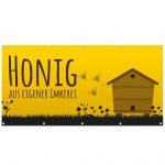 ApiSina® Werbebanner „Bienenhaus“ 200 cm