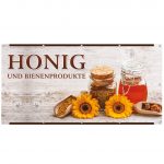 ApiSina® Werbebanner „Bienenprodukte“ 200 cm