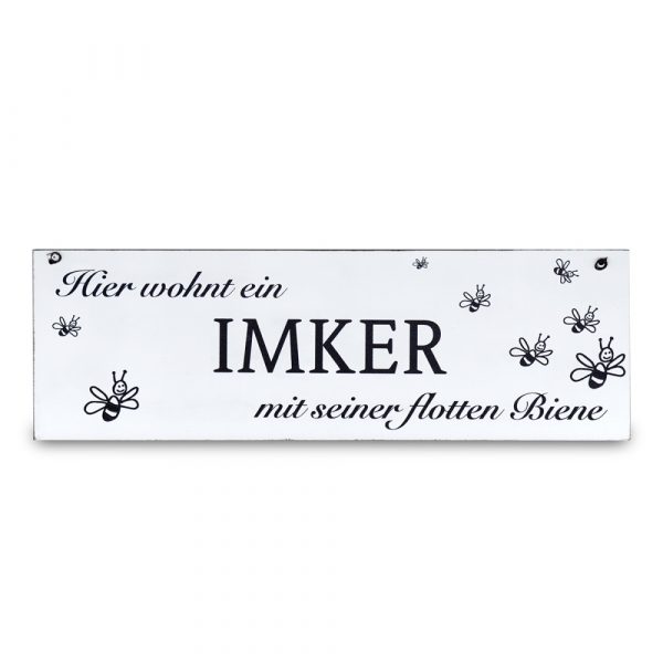 Dekoschild “Flotte Biene”
