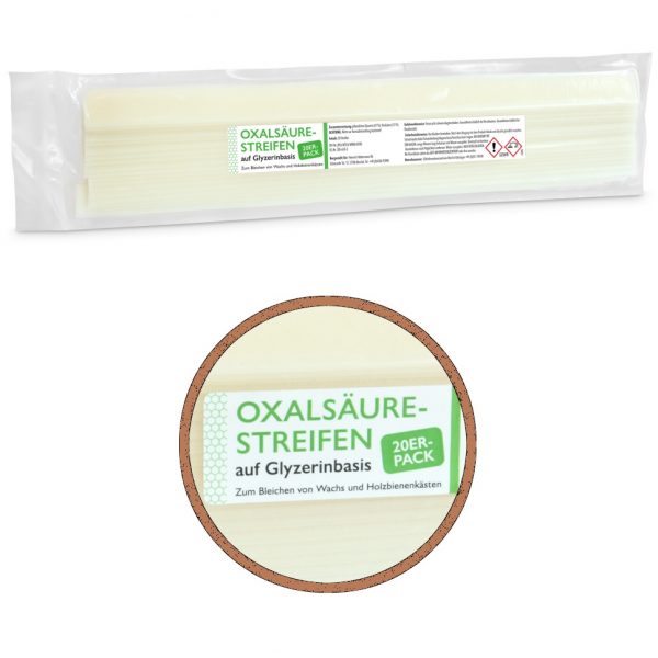 Oxalsäure-Streifen auf Glycerinbasis 25 mm