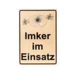 Saugnapfschild Imker im Einsatz