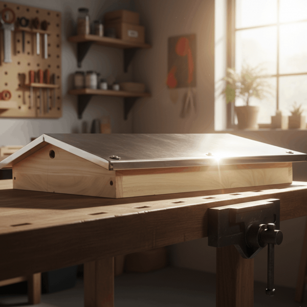 11er Normalmaß Beute Satteldach mit Edelstahbeschlag