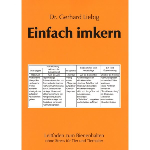 Einfach imkern / Dr. Gerhard Liebig