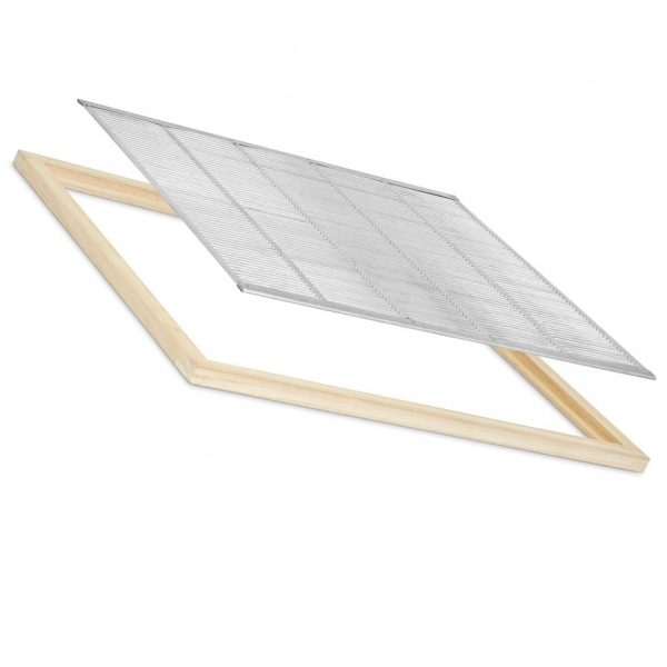 Liebig Absperrgitter verzinkt im Holzrahmen