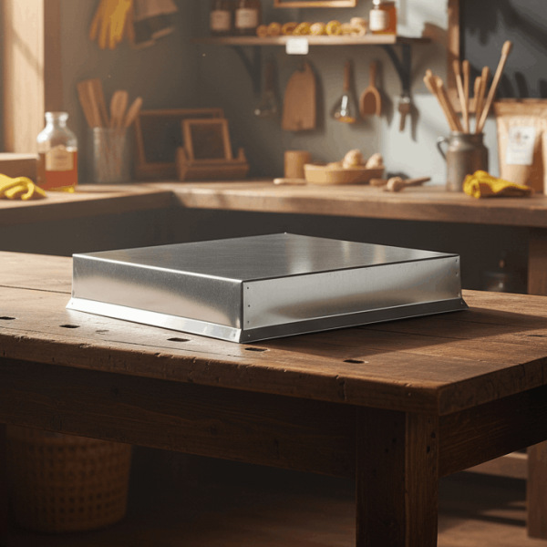 Liebig Edelstahldeckel halbkonisch