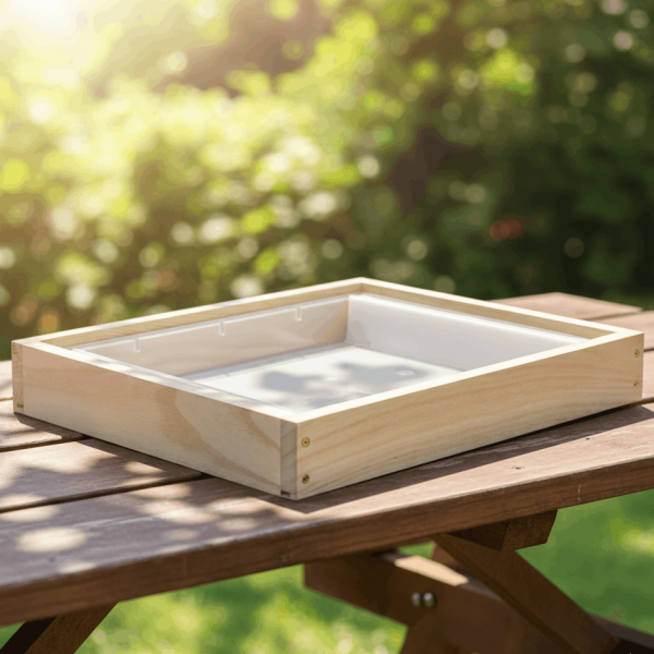 Liebig Kunststoff Futterzarge im Holzrahmen