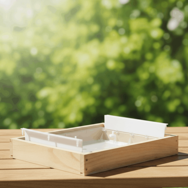 Liebig Kunststoff Futterzarge im Holzrahmen