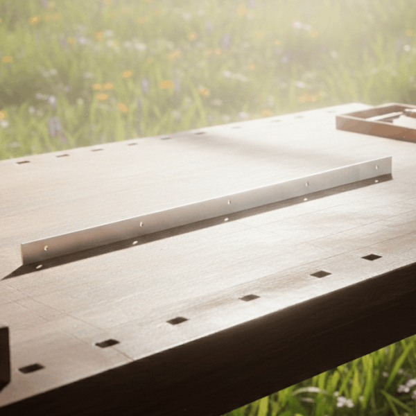 Liebig Zander Edelstahl Auflageschiene