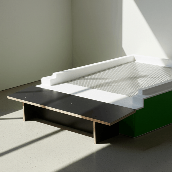 Anstell-Flugbrett für Flachboden