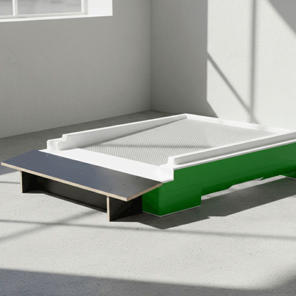 Anstell-Flugbrett für Flachboden