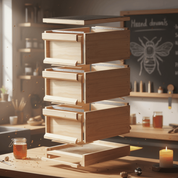 Liebig Zanderbeute mit Flachboden in Teilen