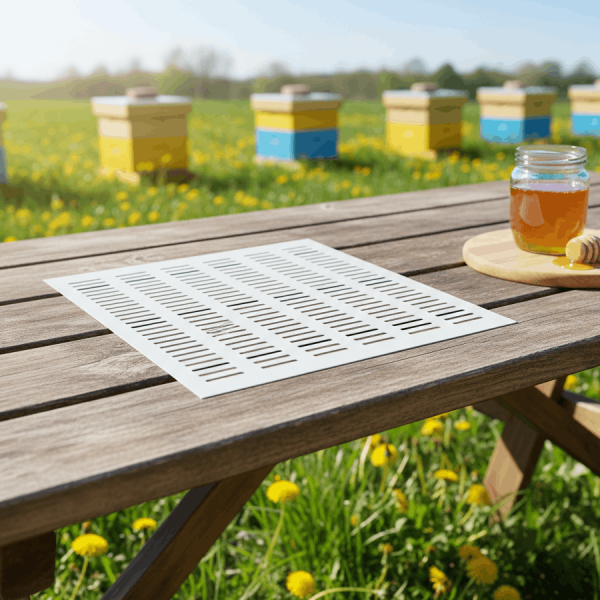 Segeberger Kunststoff Flachgitter weiß/natur