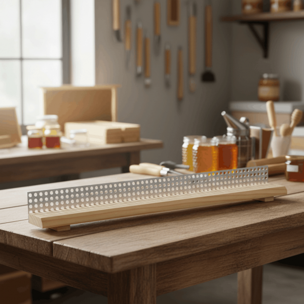 Ansteck-Flugbrett mit Velutina-Sperre "Rundloch"