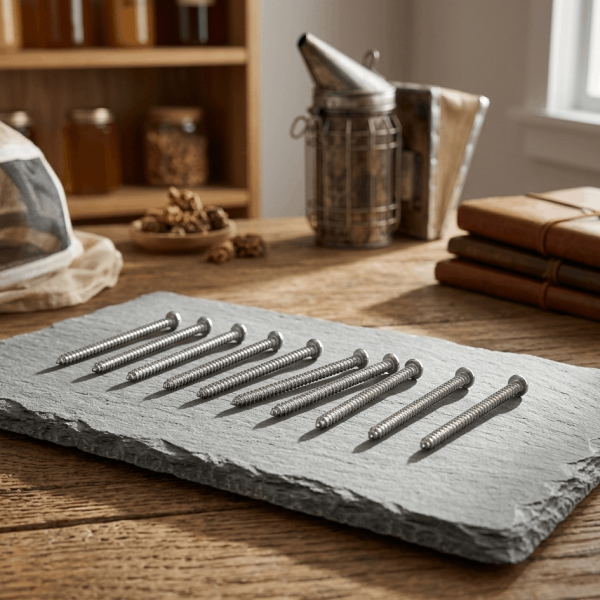 Edelstahl-Schrauben für Rähmchenschienen