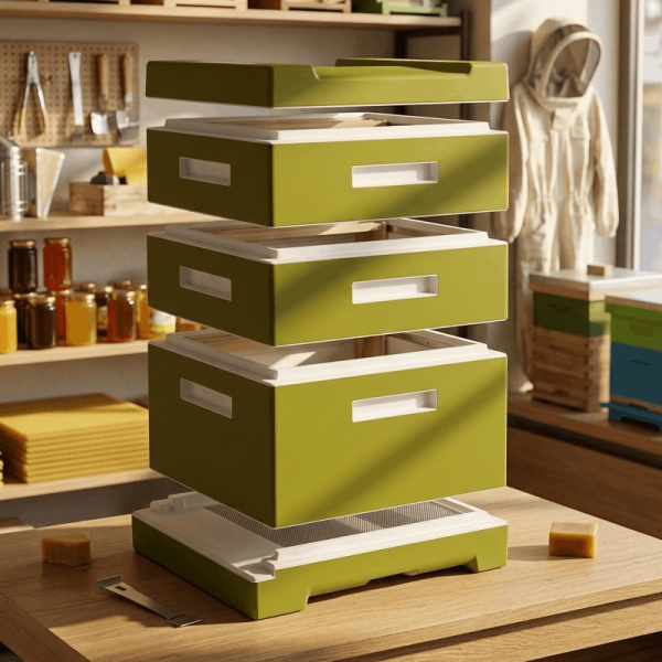 Frankenbeute® Komplettbeute mit Flachboden, Dadant US