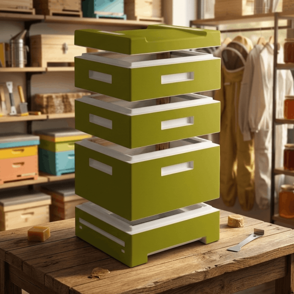 Frankenbeute® Komplettbeute mit Hochboden, Dadant US